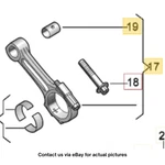 2012 Vw Jetta Engine Connecting Rod Set Used Oem 06A198401E. Fixed Price $201.43.