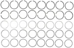 Engine Piston Ring Set Mahle 40141CP.030. Fixed Price $98.42.