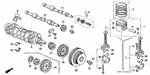 Genuine Honda Piston Set New Oem 13010-PEA-000. Fixed Price $24.82.