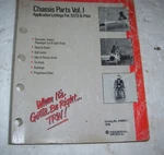 1979 Trw Chassis Parts- Vol And PRIOR-385 Paged= Pics Shown. Fixed Price $6.00.