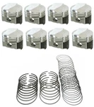 Speed Pro Forged 38CC Dome PISTONS/8+CAST Rings Chevy Bb 396 375HP .060. Fixed Price $642.34.