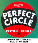 Perfect Circle Piston Rings Vintage 90'S Vinyl Decal Sticker-drag Racing-nhra. Fixed Price $9.45.