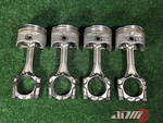 Toyota Altezza 3SGE Pistons & Connecting Rods = SXE10 13101-88570 / 13201-79446. Fixed Price $270.00.