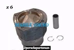 Porsche 911 Piston & Cylinder ( 2.2 , 84.00 Mm 9.8 : ) 6 Mahle New. Fixed Price $5348.93.