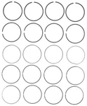 Engine Piston Ring Set Mahle 41851CP. Fixed Price $41.79.