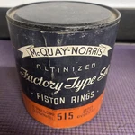 1934-40 Chrysler Royal 6 Cylinder Piston Ring Set Mcquay Norris #515 .020 Over. Fixed Price $30.00.