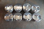 New Arias Small Block Chevy 350 9/16 Stroker Forged High Compression Pistons. Fixed Price $399.00.