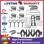 2AZ-FE 2.4L Engine Rebuild Overhaul Kit Crankshaft Rods Gaskets For Toyota Camry. Fixed Price $98.27.