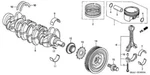Genuine Acura Rod Connecting 13210-RBB-A00. Fixed Price $135.26.