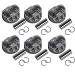 6PCS Piston & Rings Kit For Maserati Levante Ghibli Quattroporte 3.0L V6 318341. Fixed Price $129.00.