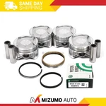 Pistons W/ Rings Fit 96-00 Honda Civic Del Sol 1.6 D16Y5 D16Y7 Y8. Fixed Price $79.95.