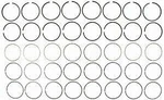 Piston Ring Set Mahle Original 50203CP.060. Fixed Price $85.03.