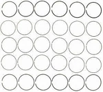 Premiumium Piston Rings Mahle Original 42239CP. Fixed Price $69.81.