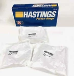 Hastings Cast Piston Rings Oldsmobile 371+FORD Fe 332 352+MERCURY 368 Std. Fixed Price $64.98.