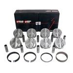 Speed Pro Fmp H273CP Sbford Flat Top Pistons + Cast Rings Kit Std 4.000" 289 302. Fixed Price $208.89.