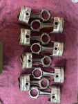 Small Block Ford Pistons Rods 7061P C80EAA051 Standard Bore. Fixed Price $125.00.