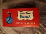 N.o.s Sealed Power Kromex Piston Ring Set Part #6488 Std Cyl 3 1/2". Fixed Price $14.99.
