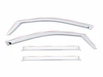 Putco Chrome Window Visors For Chevy Silv 1500 20-25 Front/rear Channel Crew. Fixed Price $262.99.
