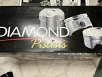 Brand New Diamond Pistons For 400 Small Block Chevy. Part Number 11182. Fixed Price $1150.00.