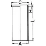 Cylinder Liner Kolbenschmidt 88681190 For Mercedes-benz. Fixed Price $50.35.