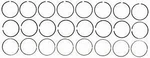 Premiumium Piston Rings Mahle Original 42097. Fixed Price $264.12.