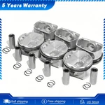 6X Pistons & Rings Set 10.7:1 For Bmw E90 E60 E83 128I 328I 528I X1 Z4 N52 3.0L. Fixed Price $168.25.