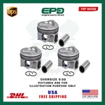 Set Of 3 Piston With Rings Size 0.50MM Ford Transit M1DA 1.0 Ecoboost Mondeo. Fixed Price $194.99.