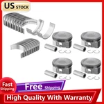 For Toyota Solara 2.4L L4 2AZFE 2007 2008 Pistons + Pins Snap Bearings. Fixed Price $127.96.