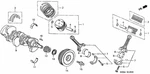 Genuine Honda Rod Connecting New Oem 13210-P8F-A00. Fixed Price $41.76.