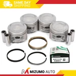 Pistons W/ Rings Fit Acura Honda 2.2L F22A1F22B1 Sohc. Fixed Price $226.95.