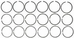 Premiumium Piston Rings Mahle Original 42140. Fixed Price $233.75.