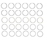Enginetech Piston Ring Set For 1 .50MM .020IN Oversize. Fixed Price $79.99.