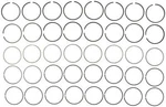 Engine Piston Ring Set Mahle 41107CP.040. Fixed Price $106.22.