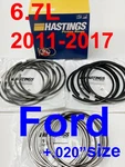 6.7L Ford Powerstroke Piston Ring Set (2011-2017) +.020" Hastings F350. Fixed Price $227.95.