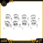 8PCS Engine Pistons Rings Kit 079107065AK 079107066AK For Audi A6 4.2L V8. Fixed Price $539.00.