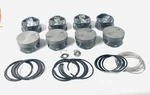 Moresa Hypereutectic Flat Top 2VR Pistons+moly Rings 2007-09 Chevy Gm 6.2L Std. Fixed Price $288.08.