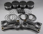 Jdm Nippon Racing H22A4 Type Pistons Rings Scat H-beam Rods Sh Si Prelude 87MM. Fixed Price $599.95.