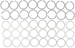 Mahle 51497CP Engine Piston Ring Set. Fixed Price $66.99.