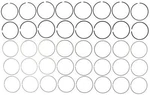 Engine Piston Ring Set Mahle 42084CP.040. Fixed Price $190.91.