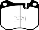 Ebc Disc Brake Pad Set - Front Greenstuff 2000/6000 Street Sport Fmsi D251 79 Th. Fixed Price $141.50.