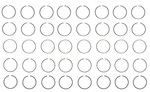 Enginetech Piston Ring Set For 1 .020IN .50MM Oversize. Fixed Price $89.99.