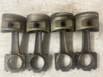 Porsche 944 Turbo 2.5 L4 1986-1989 Oem Pistons W/rarst Rods. Fixed Price $299.99.