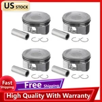 Std Pistons + Pins Rings Set For 2006-08 Toyota RAV4 2.4L 2AZ-FE. Fixed Price $99.56.