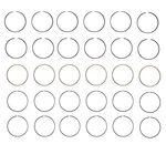 Enginetech Piston Ring Set For 1 Standard Size Direct Fit. Fixed Price $161.99.