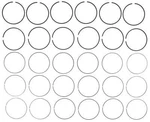 Engine Piston Ring Set Mahle 41847CP.020. Fixed Price $99.93.