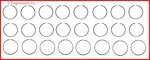 Enginetech Premium Piston Ring Complete Set Ford 406 Os C99008-.75. Fixed Price $149.05.