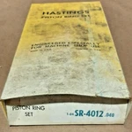 1957-66 Rambler 327 V8 Piston Ring Set Hastings #: SR4012 .040, 4" Bore. Fixed Price $30.00.