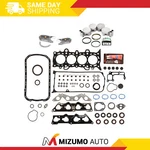 Full Gasket Set Pistons Bearings Fit 01-05 Honda Civic Vtec 1.7L D17A2 D17A6. Fixed Price $248.95.