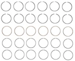 Enginetech M39516 Premium Piston Rings 90-10 Ford 4.0L/244 V6 Ductile. Fixed Price $57.72.