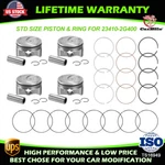 4X Pistons & Rings For Hyundai Sonata Kia Sportage Optima 2.0L Turbo 23410-2G400. Fixed Price $86.99.